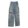 24SS Zipper Type 2Way Denim Cargo Pants “Blue” 773759TPW534868
