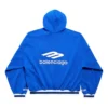 3B Football Polo Hoodie “Royal Blue White” 827939TTVQ84701