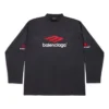 3B Sports Icon Long Sleeve T-Shirt Oversized “Black Red White” 720250TPVD71470