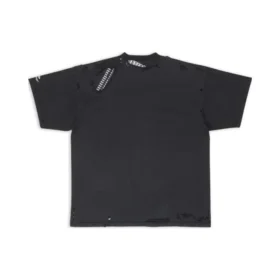 3B Sports Icon Repaired Oversized T-Shirt “Washed Black” 704056TMVA59034