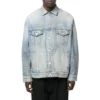3B Sports Vintage Denim Jacket Large Fit “Light Blue” 704299TJW798469
