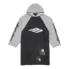3B Stencil Hooded Raglan T-Shirt Oversized “Black” 790403TQVT51083