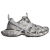 3XL Extreme Lace Sneakers “Brown Grey Beige Mesh and Polyurethane” 778698W3XLL2097
