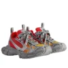 3XL Gradient Sneakers “White Red Orange” 734734W3XGM6711