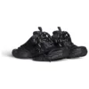3XL Mules “Black Mesh and Polyurethane” 742672W3XL11010