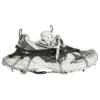 3XL Ski Sneakers “White Black Mesh” 766033W3XR39710