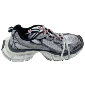 3XL Sneakers ” Grey, White and Red Mesh and Polyurethane” 734734W3XL51219