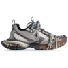 3XL Sneakers “Worn Out Grey White and Blue Mesh and Polyurethane” 734731W3XL71214