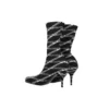 80mm Monogram Logo Spandex Boots “Black” 549784W1P601264