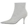 85mm Knife Glitter Boots “Silver” 579280WA7018163