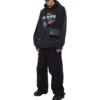 90/10 Hoodie Wide Fit “Washed Black” 674986TMVH41055