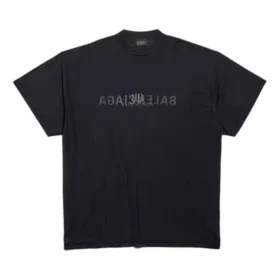 AI Logo Inside Out Oversized T-shirt “Black” 787358TQVJ41750