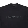 AI Logo Inside Out Oversized T-shirt “Black” 787358TQVJ41750