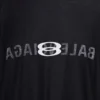 AI Logo Inside Out Oversized T-shirt “Black Faded” 787358TQVJ41569