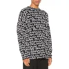 All Over Balenciaga Paris Intarsia Jumper “Black White” 599826T31701070