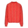 All Over Logo Crewneck Sweater “Red White” 702952T32336090