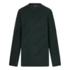 All Over Logo Crewneck Wool Knit Sweater “Dark Green” 657400T15673050