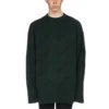 All Over Logo Crewneck Wool Knit Sweater “Dark Green” 657400T15673050