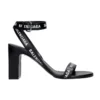 All Over Logo Sandal Heels “Black” 630041WBAE11090