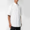 All Over Logo Shirt “White Black” 534332TBL969040