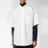 All Over Logo Shirt “White Black” 534332TBL969040