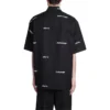 All Over Logo Short Sleeve Shirt “Black White” 681702TOL651070