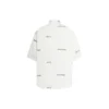 All Over Logo Short Sleeve Shirt “White Black” 681702TOL659040