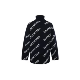All Over Logo Turtleneck Sweater “Black White” 621018T15674177 All Over Logo Turtleneck Sweater “Black White” 621018T15674177