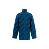All Over Logo Turtleneck Sweater “Petrol Blue” 657402T15672470