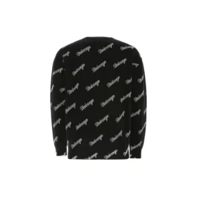 All Over Script Logo Knit Sweater “Black” 646493T41121070 All Over Script Logo Knit Sweater “Black” 646493T41121070