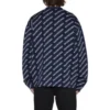 Allover Logo Knit Cardigan “Blue White” 736248T32338502