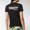 Alphabet Logo Printing Short Sleeve Black 612964TIV521070