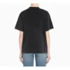 Alphabet Logo Printing Short Sleeve Unisex Gray 594599THV851140
