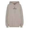 Alphabet Logo Pullover Hoodie Gray White 641529TJVB19054