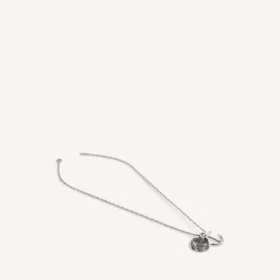 Anchor crest charms necklace in antique silver Anchor crest charms necklace in antique silver