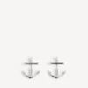 Anchor earrings in silver