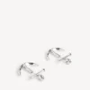 Anchor earrings in silver