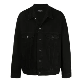Apparel Rentals Denim Jacket Boxy Fit “Black” 675206TEW051105 Apparel Rentals Denim Jacket Boxy Fit “Black” 675206TEW051105