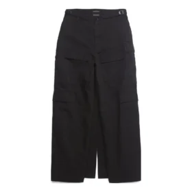 Apron Cargo Pants Skirt “Black” 748599TKP271000