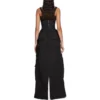 Apron Cargo Pants Skirt “Black” 748599TKP271000