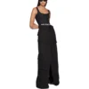 Apron Cargo Pants Skirt “Black” 748599TKP271000
