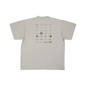 Archives Logos T-Shirt Oversized “Light Grey” 712398TNVQ71342