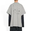Archives Logos T-Shirt Oversized “Light Grey” 712398TNVQ71342
