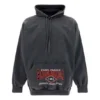 B Authentic Vintage Jersey Oversized Hoodie “Washed Black” 697879TMVB11000