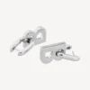 B chain xs earrings in silver B chain xs earrings in silver