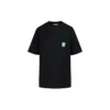 B Environmental Friendly Green Alphabet Logo Printing Short Sleeve Black 594599THV631000