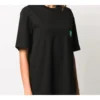 B Environmental Friendly Green Alphabet Logo Printing Short Sleeve Black 594599THV631000
