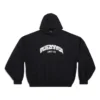 Back Flip Round Hoodie Oversized “Black White” 761458TPVG11070