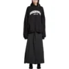 Back Flip Round Hoodie Oversized “Black White” 761458TPVG11070