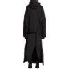 Back Flip Round Hoodie Oversized “Black White” 761458TPVG11070